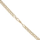 9ct Yellow Gold Double Curb Chain 18"