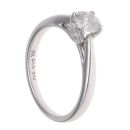 9ct White Gold 0.50ct Brilliant Cut Diamond Solitaire Ring