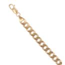 9ct Yellow Gold Curb Bracelet 8.5"