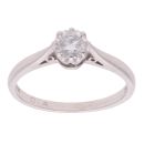 18ct White Gold 0.50ct Diamond Solitaire Ring