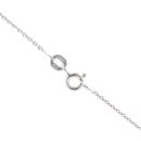 18ct White Gold 0.42ct Brilliant Cut Diamond Pendant And Chain 16"