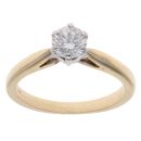 18ct Yellow Gold 0.50ct Brilliant Cut Diamond Solitaire Ring