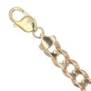 9ct Yellow Gold Curb Bracelet 8"