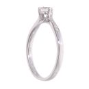 18ct White Gold 0.22ct Diamond Solitaire Ring