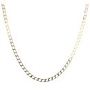 9ct Yellow Gold Square Curb Chain 20"