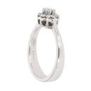 18ct White Gold 0.33ct Diamond Cluster Ring