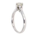 18ct White Gold 0.50ct Brilliant Cut Diamond Solitaire Ring