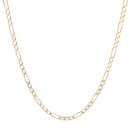 9ct Yellow Gold Figaro Chain 22"