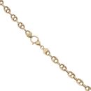 9ct Yellow Gold Panther Tiger Eye Pendant And Button Chain 22"