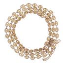 9ct Yellow Gold Multi Button Bracelet 7.5"