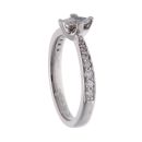 Platinum 0.50cts Marquise Cut Diamond Solitaire Ring