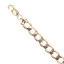 9ct Yellow Gold Curb Bracelet 8"