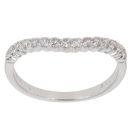 18ct Yellow Gold 0.33ct Brilliant Cut Diamond Wishbone Ring