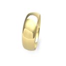 18ct Yellow Gold 6mm Traditional Court Wedding Band