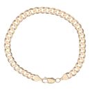 9ct Yellow Gold Curb Bracelet 8"