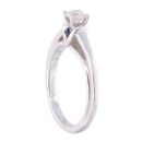 Vera Wang 18ct White Gold 0.30ct Diamond Solitaire Ring