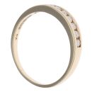 9ct Yellow Gold 0.25ct Brilliant Cut Diamond Half Eternity Ring