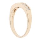 9ct Yellow Gold 0.33ct Brilliant Cut Diamond Half Eternity Ring