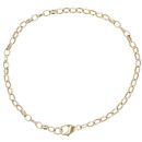 9ct Yellow Gold Belcher Bracelet 7.5"