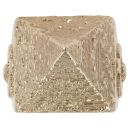 9ct Yellow Gold Textured Pyramid Ring