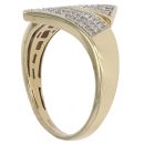 9ct Yellow Gold 1.00ct Baguette Cut Diamond Wrap Ring