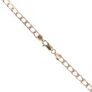 9ct Yellow Gold Square Curb Chain 20"