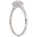 18ct White Gold 0.50ct Trilogy Diamond Ring