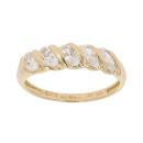 18ct Yellow Gold Cubic Zirconia Five Stone Ring