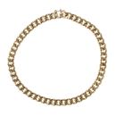 9ct Yellow Gold Curb Bracelet 8.5"