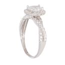 9ct White Gold Cubic Zirconia Ring