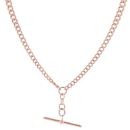 9ct Rose Gold Albert T-Bar Chain 20"