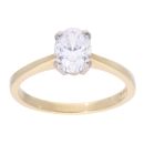 18ct Yellow Gold Cubic Zirconia Ring