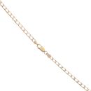 9ct Yellow Gold Square Link Curb Chain 20"