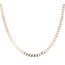 9ct Yellow Gold Square Curb Chain 20"