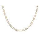 9ct Yellow Gold Figaro Chain 24"