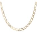 9ct Yellow Gold Double Curb Chain 30"