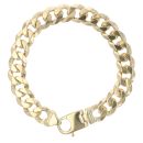 9ct Yellow Gold Curb Bracelet 8.5"