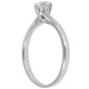 18ct White Gold 0.30ct Brilliant Cut Diamond Solitaire Ring