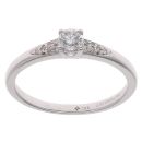 18ct White Gold 0.31ct Brilliant Cut Diamond Solitaire Ring