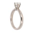 Platinum 0.90ct Brilliant Cut Diamond Solitaire Ring