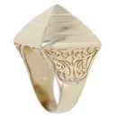 9ct Yellow Gold Pyramid Ring