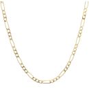 9ct Yellow Gold Figaro Chain 24"