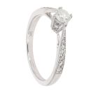 9ct White Gold 0.50ct Diamond Solitaire Ring