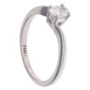 18ct White Gold 0.30ct Oval Cut Diamond Solitaire Ring