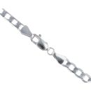 9ct White Gold Curb Chain 18"