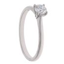 Platinum 0.44ct Diamond Solitaire Ring