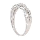 18ct White Gold 0.45ct Brilliant Cut Diamond Fancy Ring