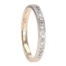 9ct Yellow Gold 0.25ct Diamond Eternity Ring by Anya Belle