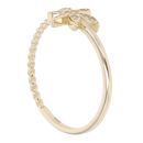 Children's 14ct Yellow Gold Cubic Zirconia Dragonfly Ring