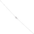 Sterling Silver Cubic Zirconia Circle Pendant and Chain 16" by Icesia